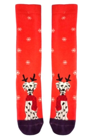 Χριστουγεννιάτικες Κάλτσες Dalmatias in Snow Vtexsocks